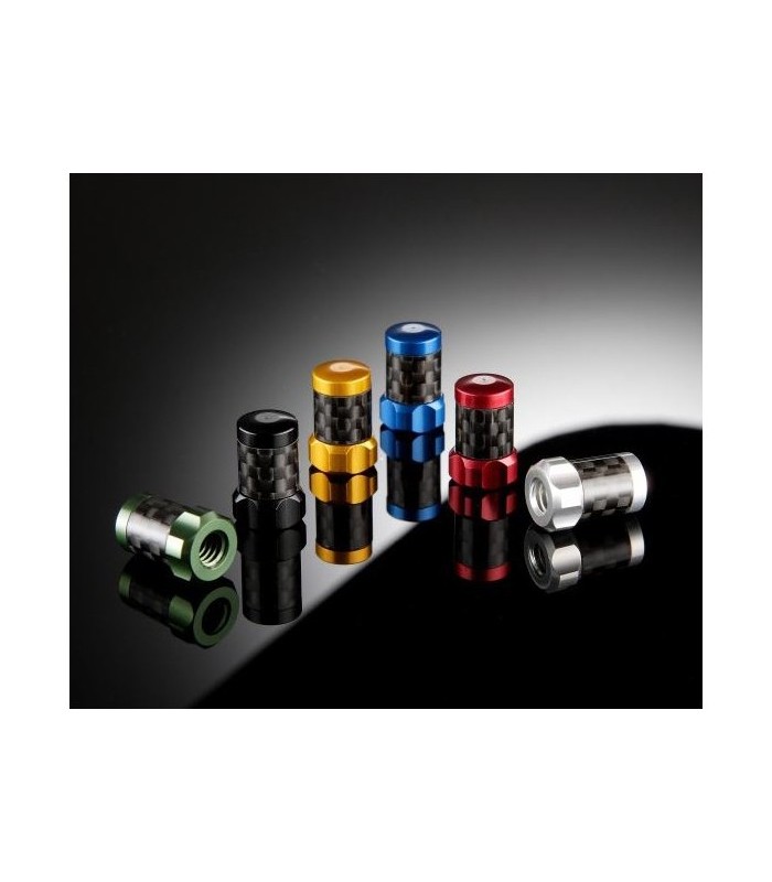 Bouchons de valve carbone/aluminium (Presta)