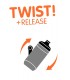 Bidon + porte bidon Fidlock Twist (450ml)