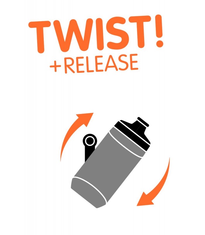 Bidon + porte bidon Fidlock Twist (450ml)