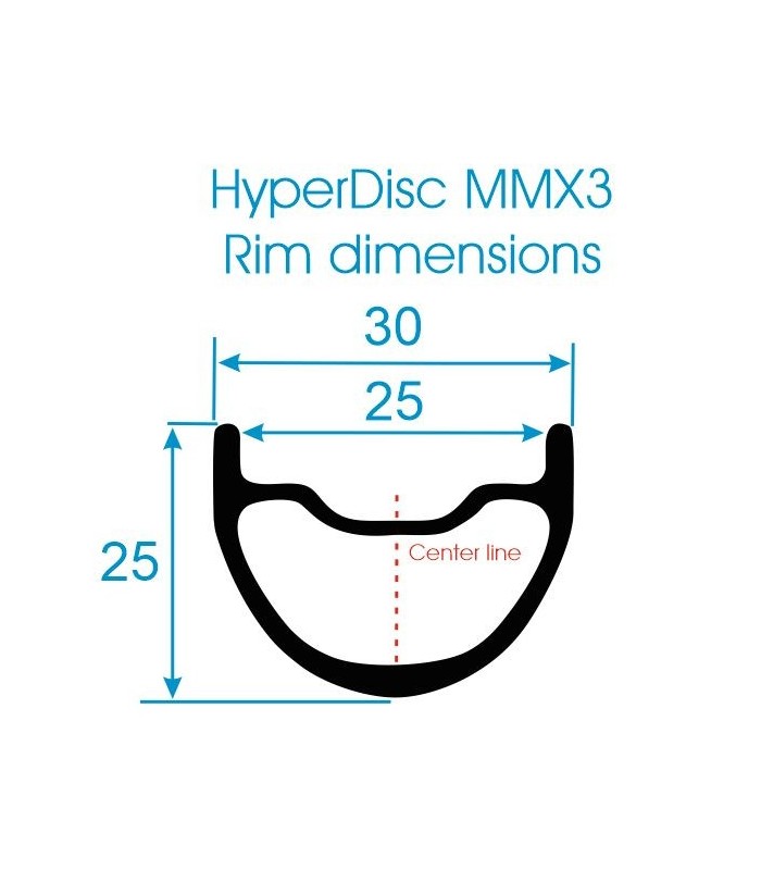 Roues Extralite HyperDisc MMX3 BERD