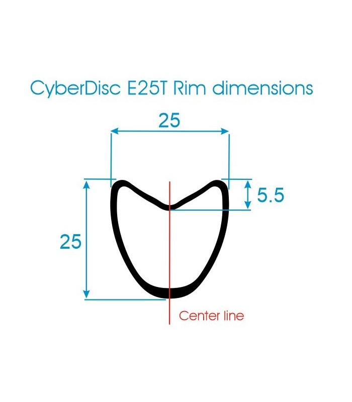 Roues Extralite CyberDisc E25T (boyaux)