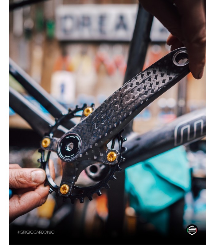 Pédalier GrigioCarbonio VTT BCD104 T1000